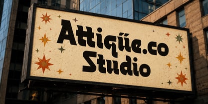 Borgate Font Poster 4