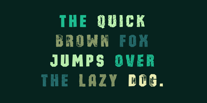 Malachite Font Poster 7
