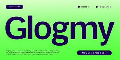 Glogmy Font Poster 1