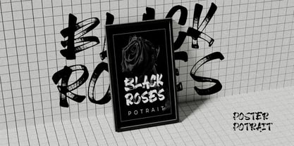 Black Hustle Font Poster 2
