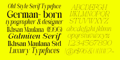 Galmiten Font Poster 12