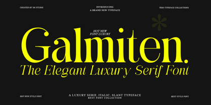 Galmiten Font Poster 1