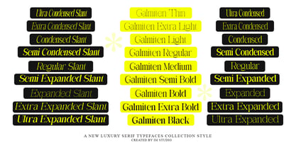 Galmiten Font Poster 2