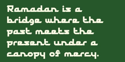 Hilalian Font Poster 4