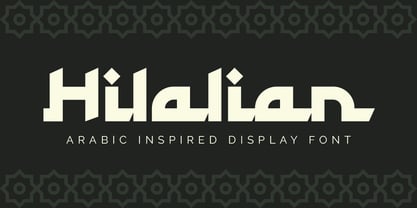 Hilalian Font Poster 1