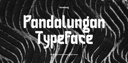 Pandalungan Font Poster 1
