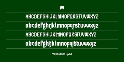 Pandalungan Font Poster 3