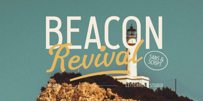 Beacon Revival Font Poster 1