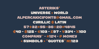 Chocomo Font Poster 12