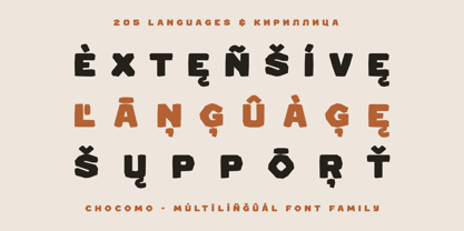 Chocomo Font Poster 5