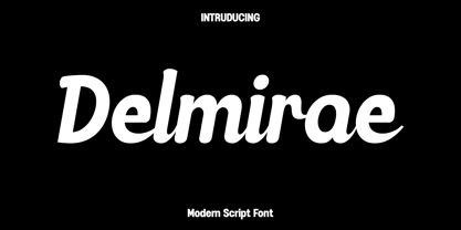 Delmirae Font Poster 1