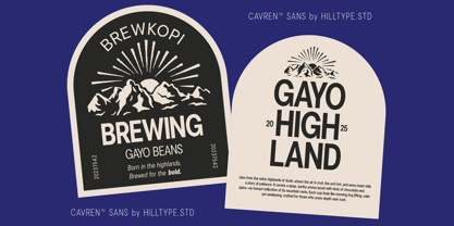 Cavren Condensed Font Poster 7