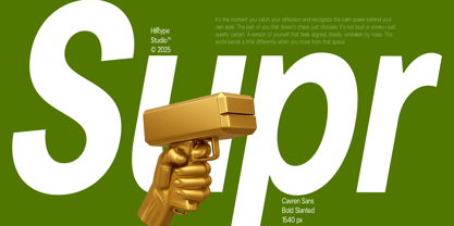 Cavren Condensed Font Poster 12