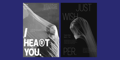 Cavren Condensed Font Poster 5