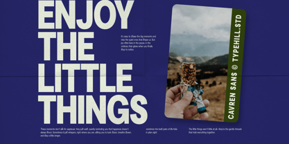 Cavren Condensed Font Poster 10