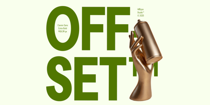 Cavren Condensed Font Poster 4