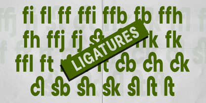 Cavren Condensed Font Poster 8