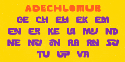 Shaken Nedsul Font Poster 3
