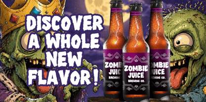 Zombie King Font Poster 3
