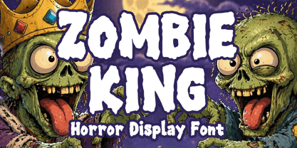 Zombie King Font Poster 1