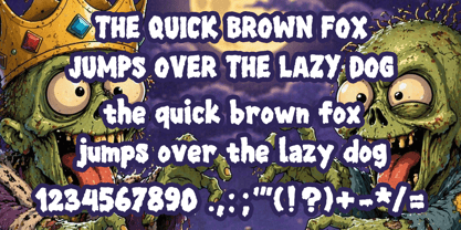 Zombie King Font Poster 4