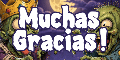 Zombie King Font Poster 5