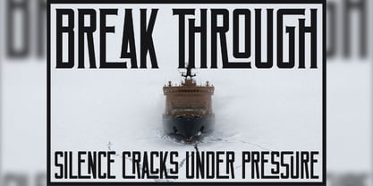 Icebreaker Font Poster 4