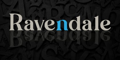 Ravendale Font Poster 6