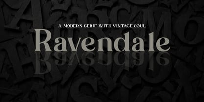 Ravendale Font Poster 1