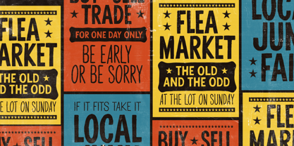Dual Phrase Font Poster 6
