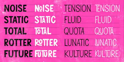 Dual Phrase Font Poster 8