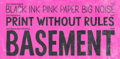 Dual Phrase Font Poster 4
