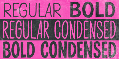 Dual Phrase Font Poster 2