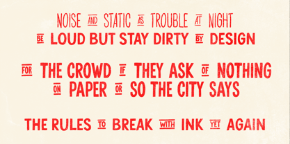 Dual Phrase Font Poster 9