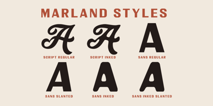 Marland Font Poster 3