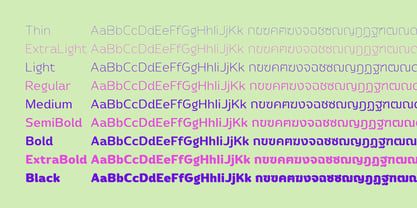 Gluaymai Font Poster 8