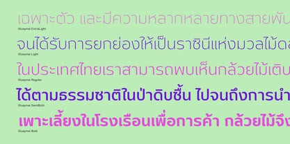 Gluaymai Font Poster 3