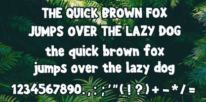Stone Cartoon Font Poster 5