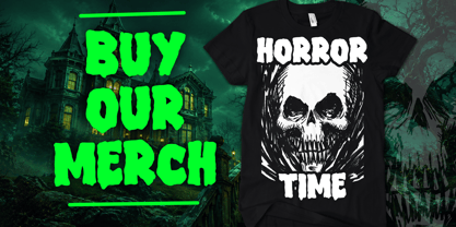 Spooky Nightmare Font Poster 3