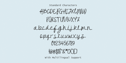 Crooked Morning Font Poster 9
