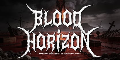 Daemon Sickness Font Poster 3