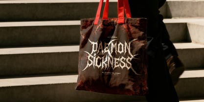 Daemon Sickness Font Poster 7