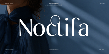 Noctifa Font Poster 1