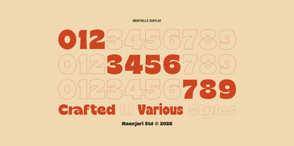 Menthills Font Poster 5