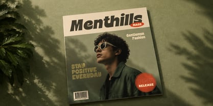 Menthills Font Poster 9