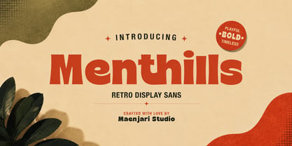 Menthills Font Poster 1