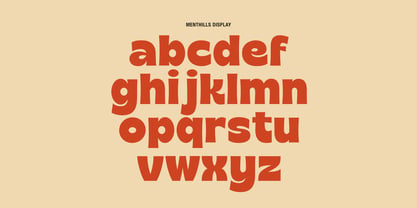 Menthills Font Poster 3