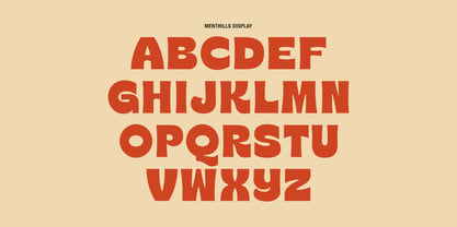 Menthills Font Poster 2