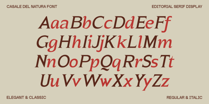 Casale Del Natura Font Poster 6