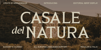 Casale Del Natura Font Poster 1